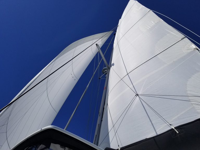 Sailing on a beam reach to Hilton Head