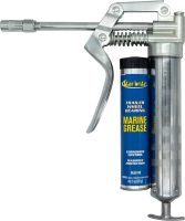Grease gun for inflatable boats